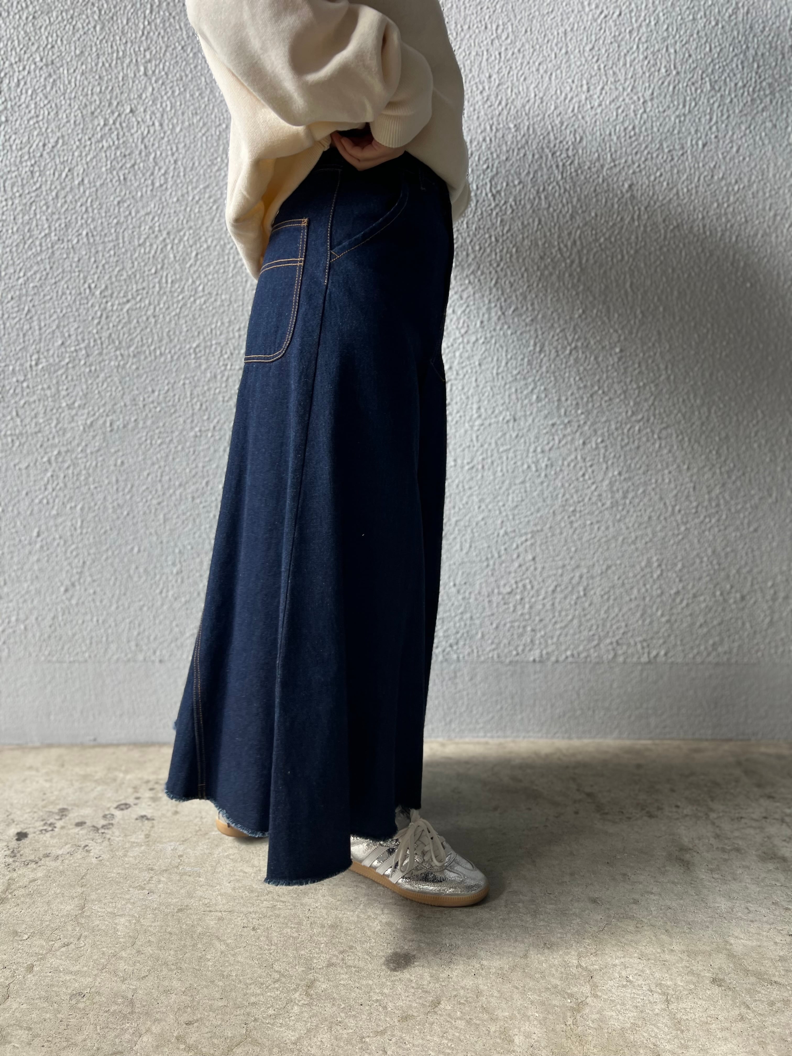 【PASSIONE】インディゴデニムスカート536638