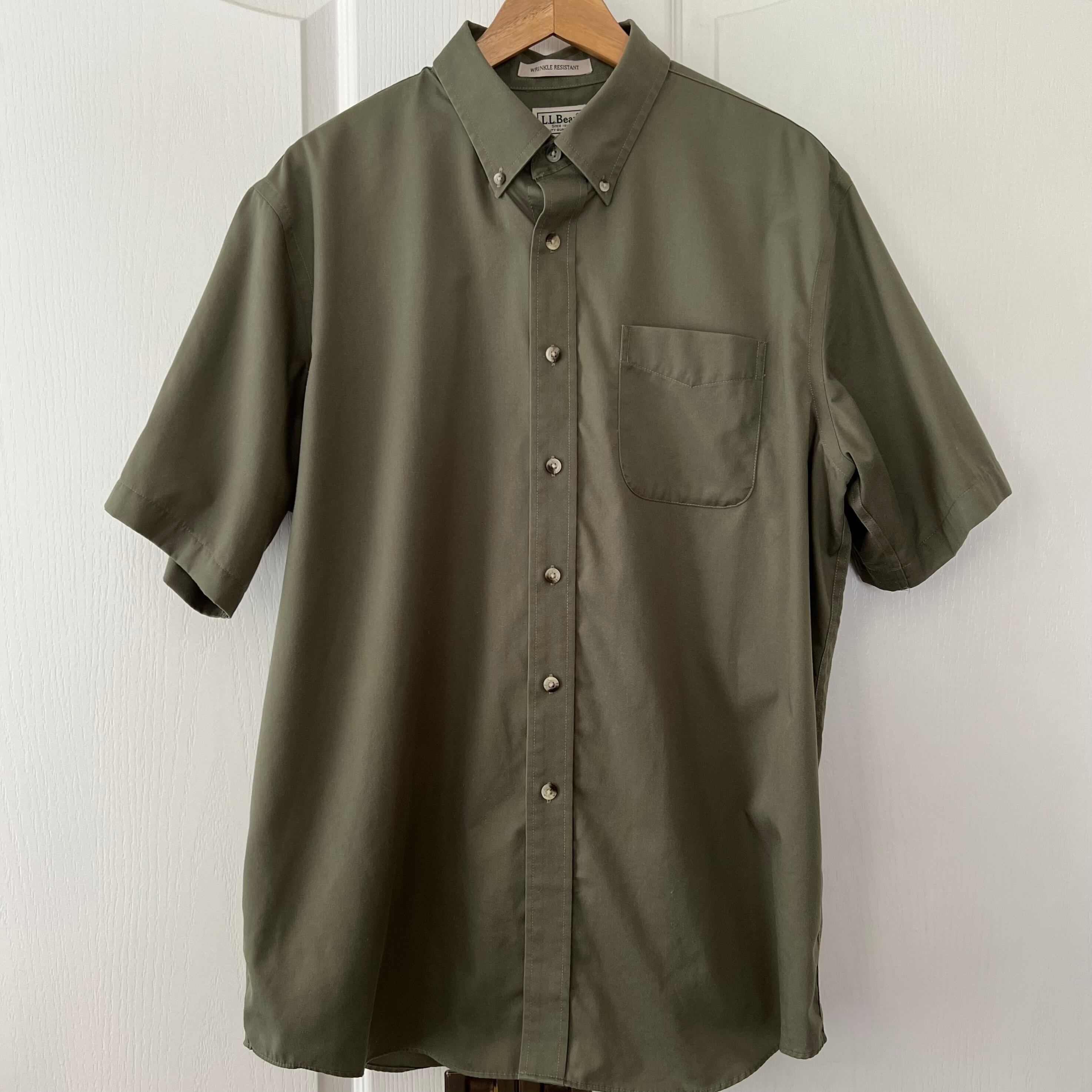 Ralph Lauren ラルフローレン 長袖シャツ 無地 L カーキ | 古着