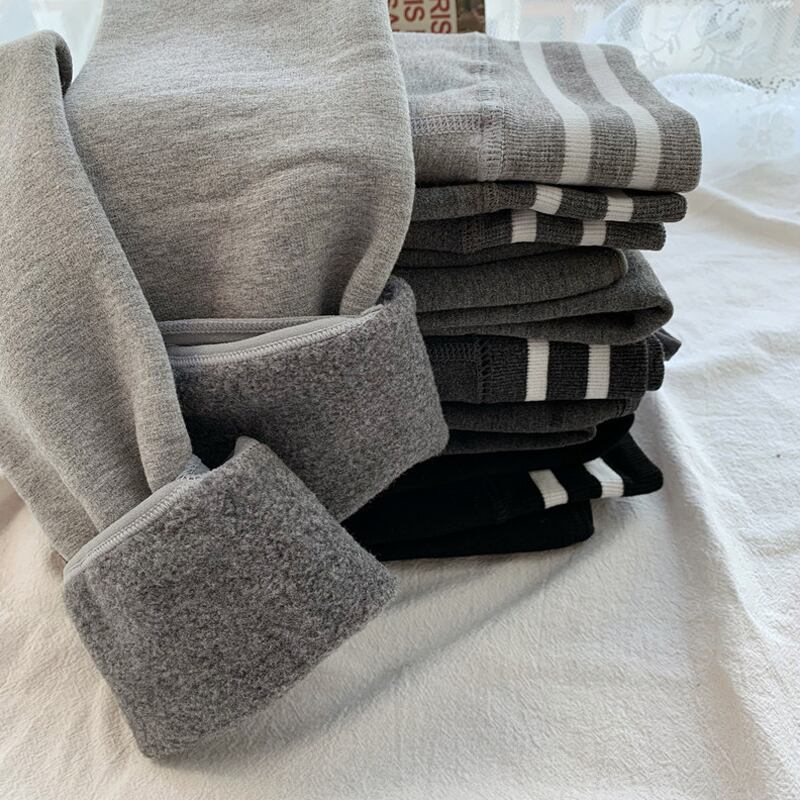 ブラックパンツ スプリングオータムベルベットハイウェストウェストレギンス レディース 春物 秋物 タイツ ストッキング ソックス 試着室66637947775