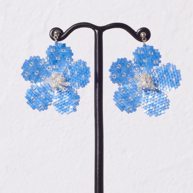Bijoux Flower Earring（ cosmic blue ）