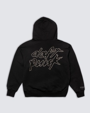 【PLEASURES/プレジャーズ×DAFT PUNK/ダフト・パンク】LUCKY STUDDED HOODIE バーカー / BLACK / 13469 セール対象外