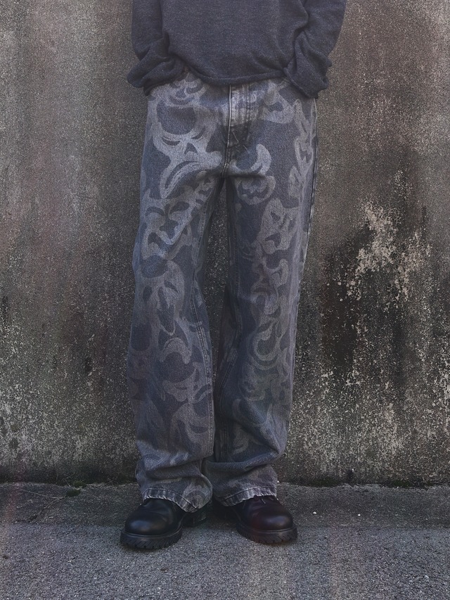 【26aw/ROLDSKOV】wide grey demons
