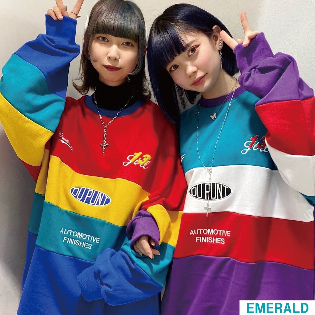 カラフルMIXカラー13スウェット | VOLCAN&APHRODITE カラフルMIXカラー13スウェット | VOLCAN&APHRODITE