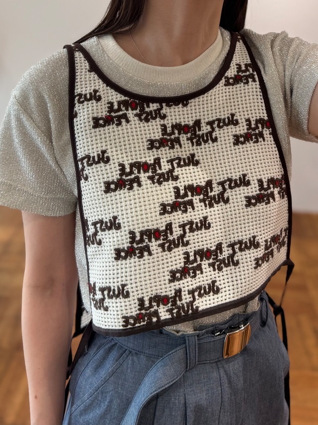 jonnlynx/JL226-SH1093 just peace bib White