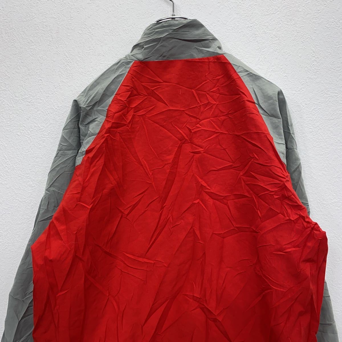 Champion ジップアップジャケット キッズ XL レッド グレー