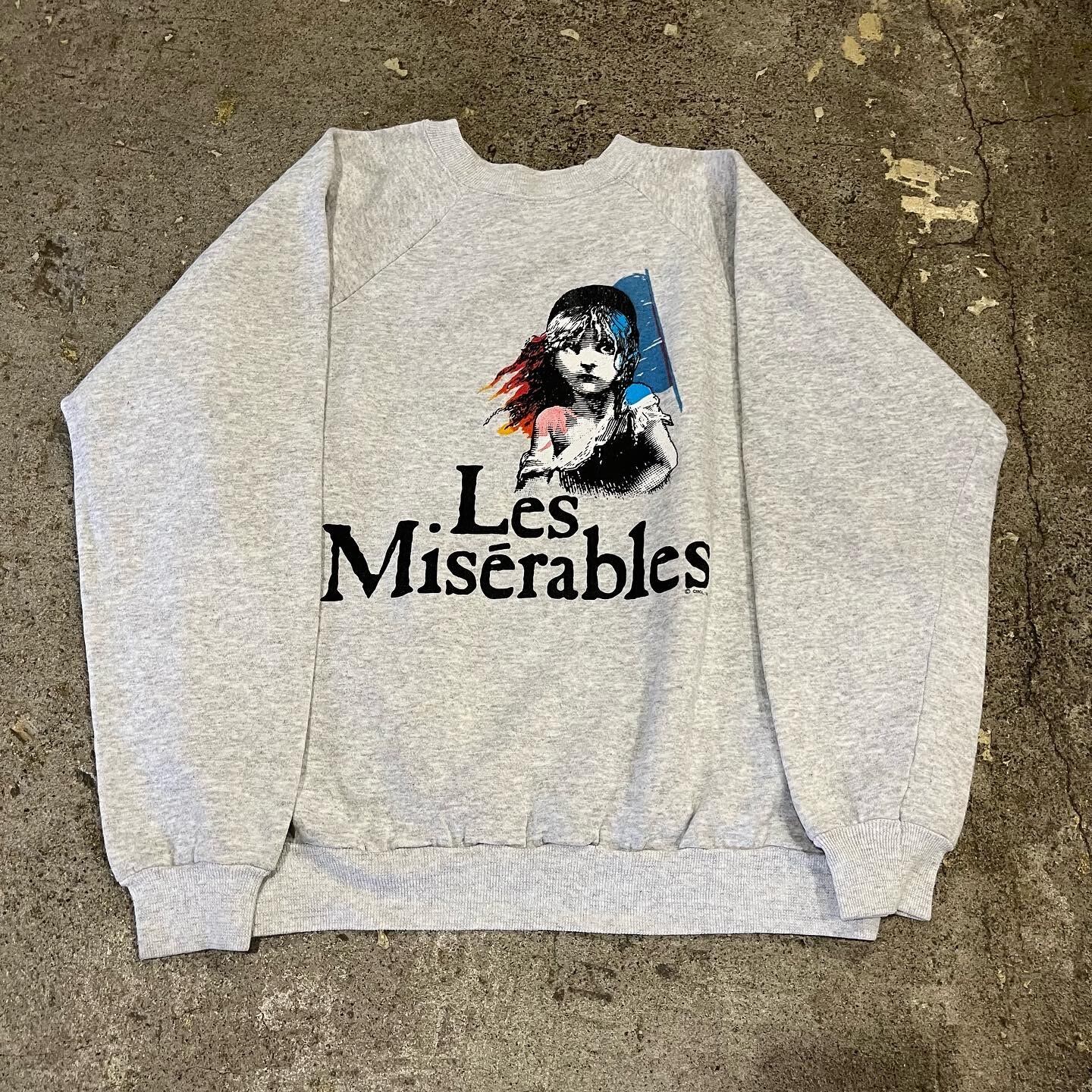 Les Miserables sweat shirt レ・ミゼラブル Les Miserables sweat shirt レ・ミゼラブル