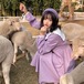 ✞ ♡チェック柄スカート ロング スウィート ガーリー パープル ✞ゴスロリ SM ミリ 甘ロリ クラロリ 和ロリ エレガント 黒ロリ 姫ロリ 華ロリ BB-BB29848920960