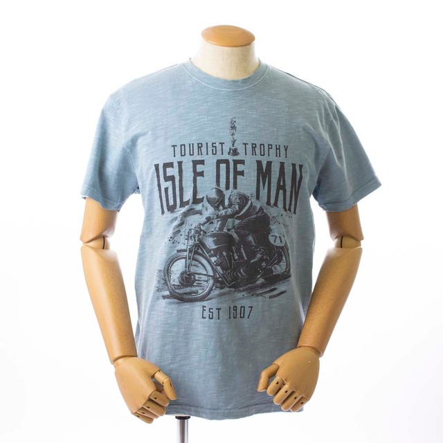 TT Vintage Bike Tee Blue