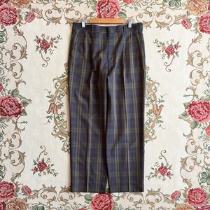JAPAN old check pants