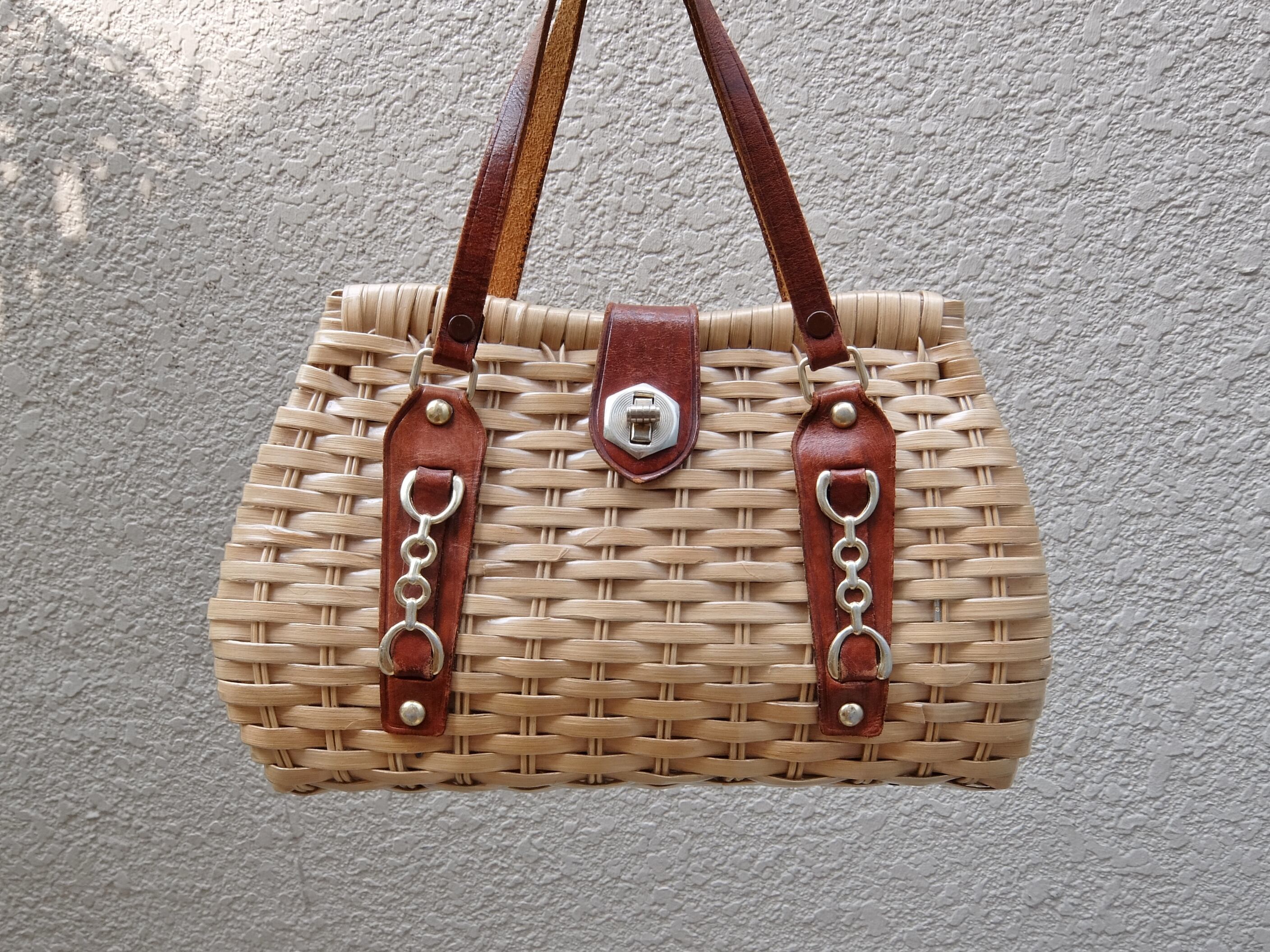 50-60's Rattan bag／50-60年代 ラタン バッグ | BIG TIME ｜ヴィンテージ 古着 BIGTIME（ビッグタイム）  powered by BASE