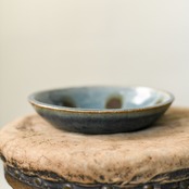 倉敷青木窯　6.5寸鉢　丸紋