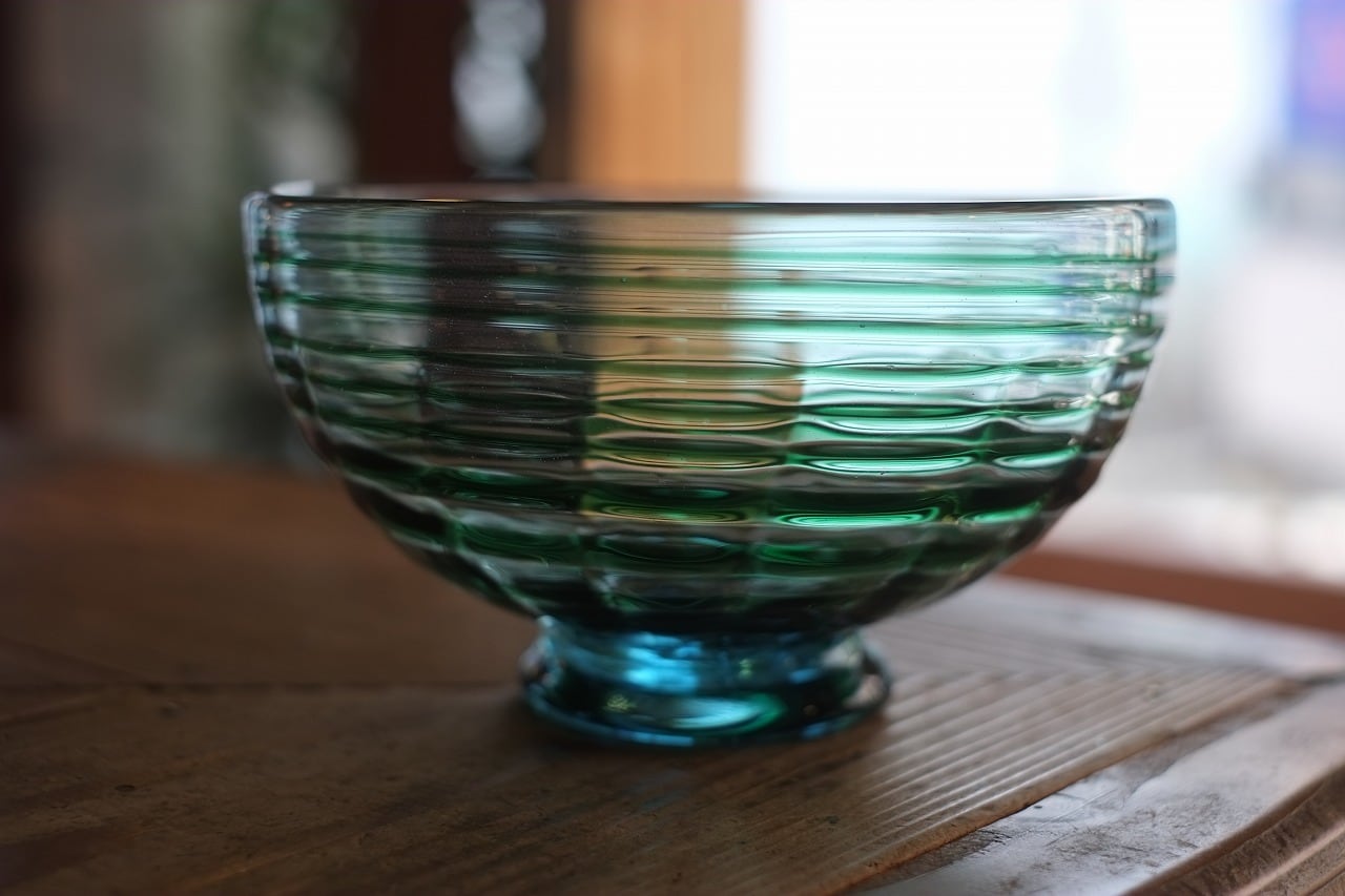 三宅義一】吹き硝子＜三宅吹硝子工房＞ | 民芸ペチカ