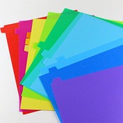 テージー カラーインデックスPP IN-3412 A4 30穴 12山(12色)