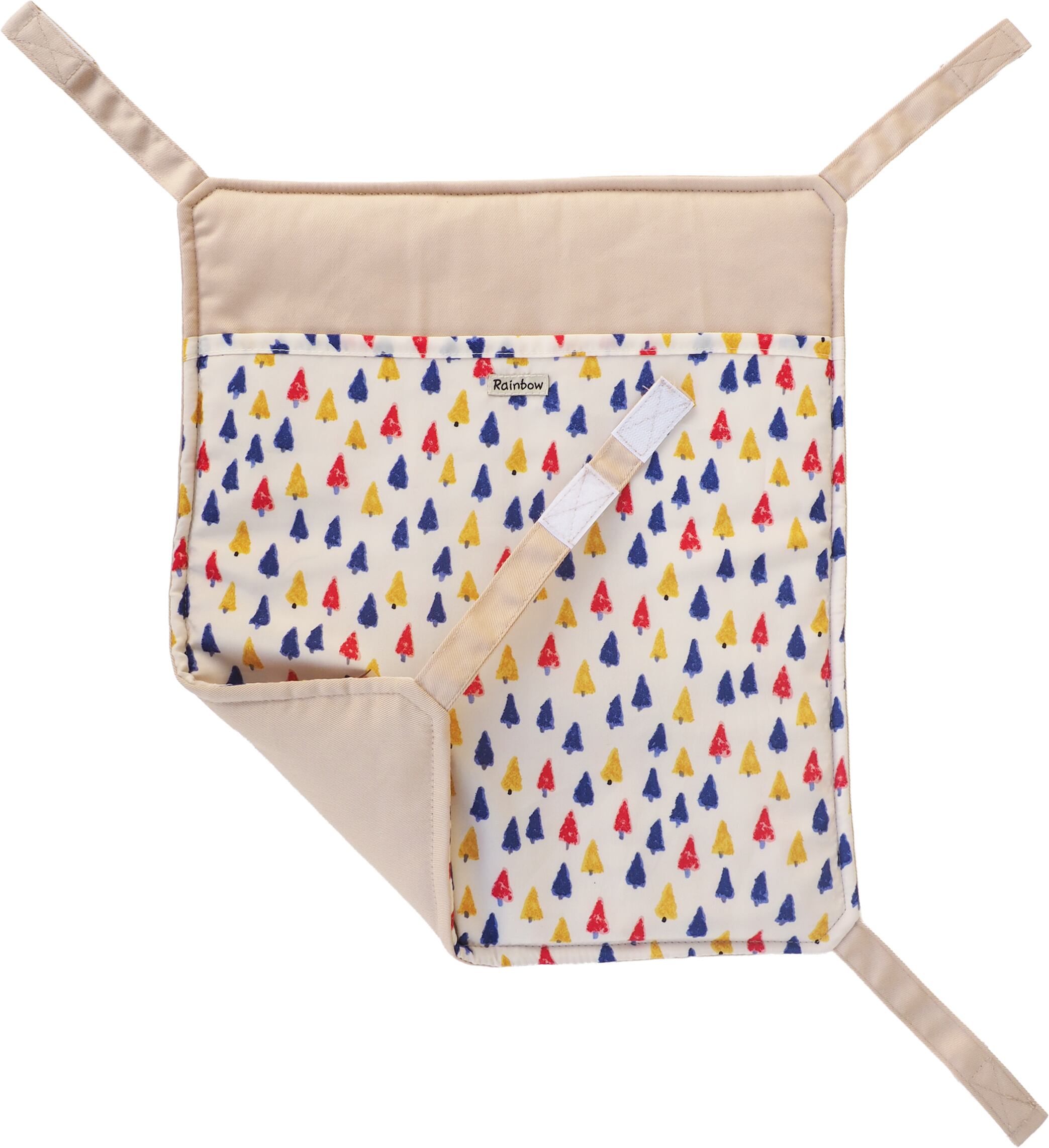 【フェレット用品】カラフルツリーハンモック ベージュ/ネイビー