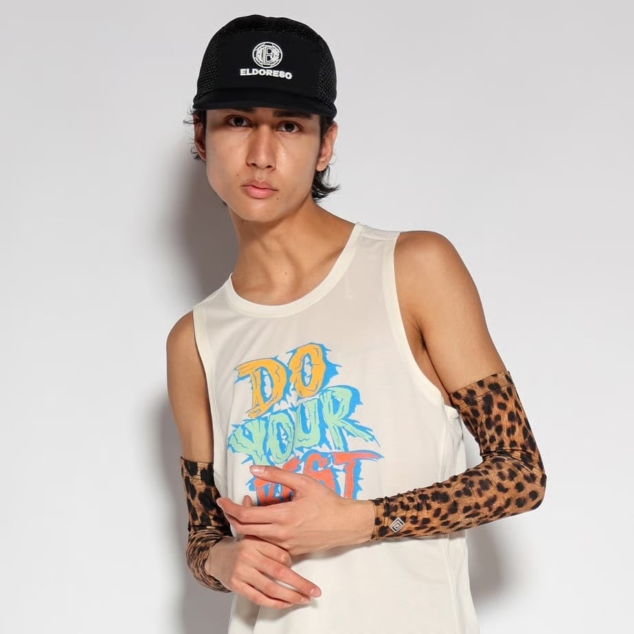 Sサイズ ELDORESO（エルドレッソ）Emblem Mesh Cap(Black) メンズ