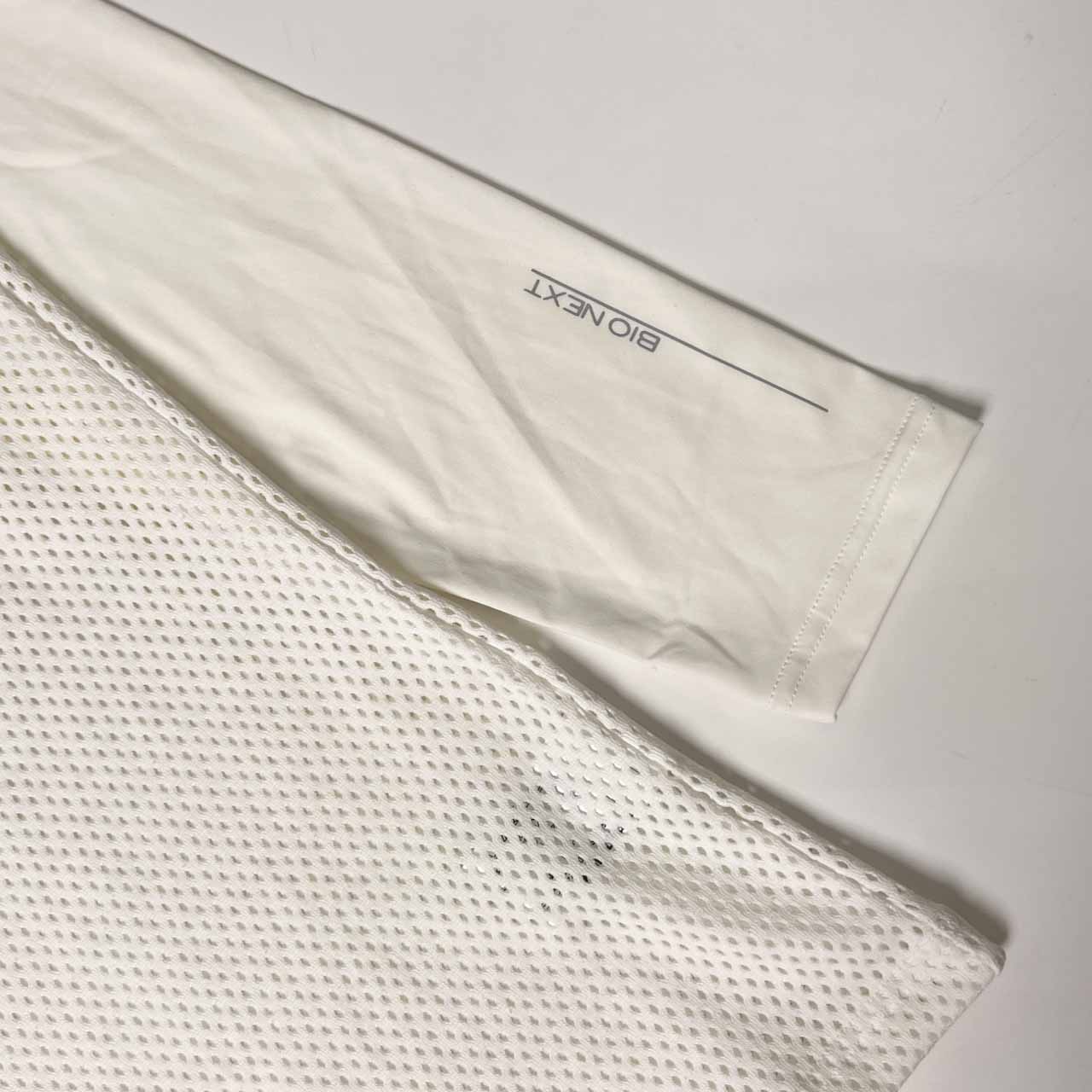 新品 タグ付き MIZUNO GOLF ミズノ ゴルフ DRY REROFLOW メッシュ生地 長袖シャツ カットソー L/ホワイト メンズ 吸汗速乾