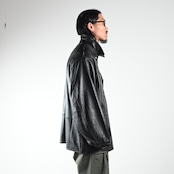 barbell object(バーベルオブジェクト)leather coverallコーディネート