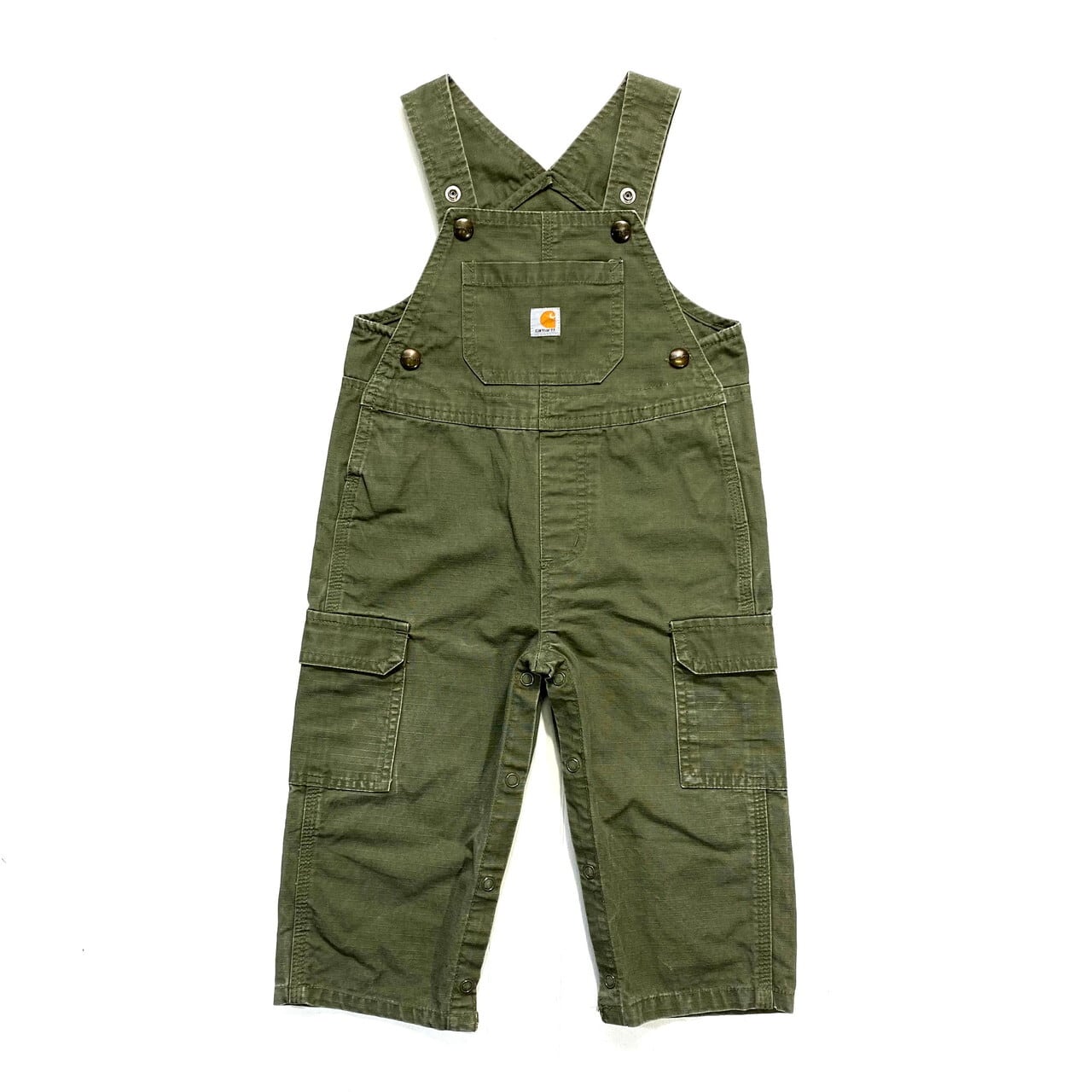 kids】カーハート オーバーオール キッズ 18M 90? リップストップ生地 