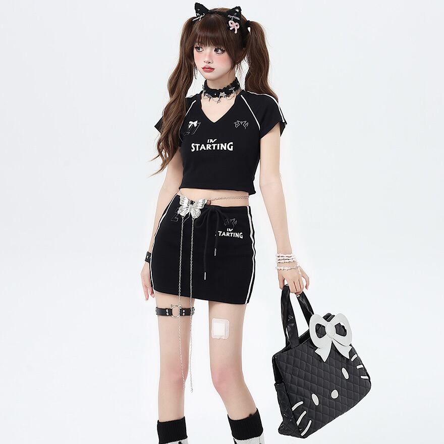 ミニスカート タイトスカート カレッジスタイル 地雷系 JKロリィタ