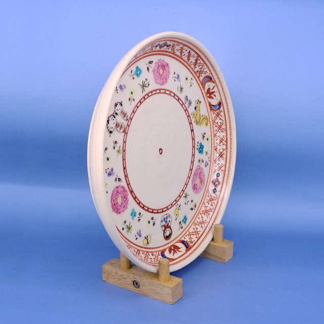 《 鈴木ハツミ 》プレート皿　赤絵