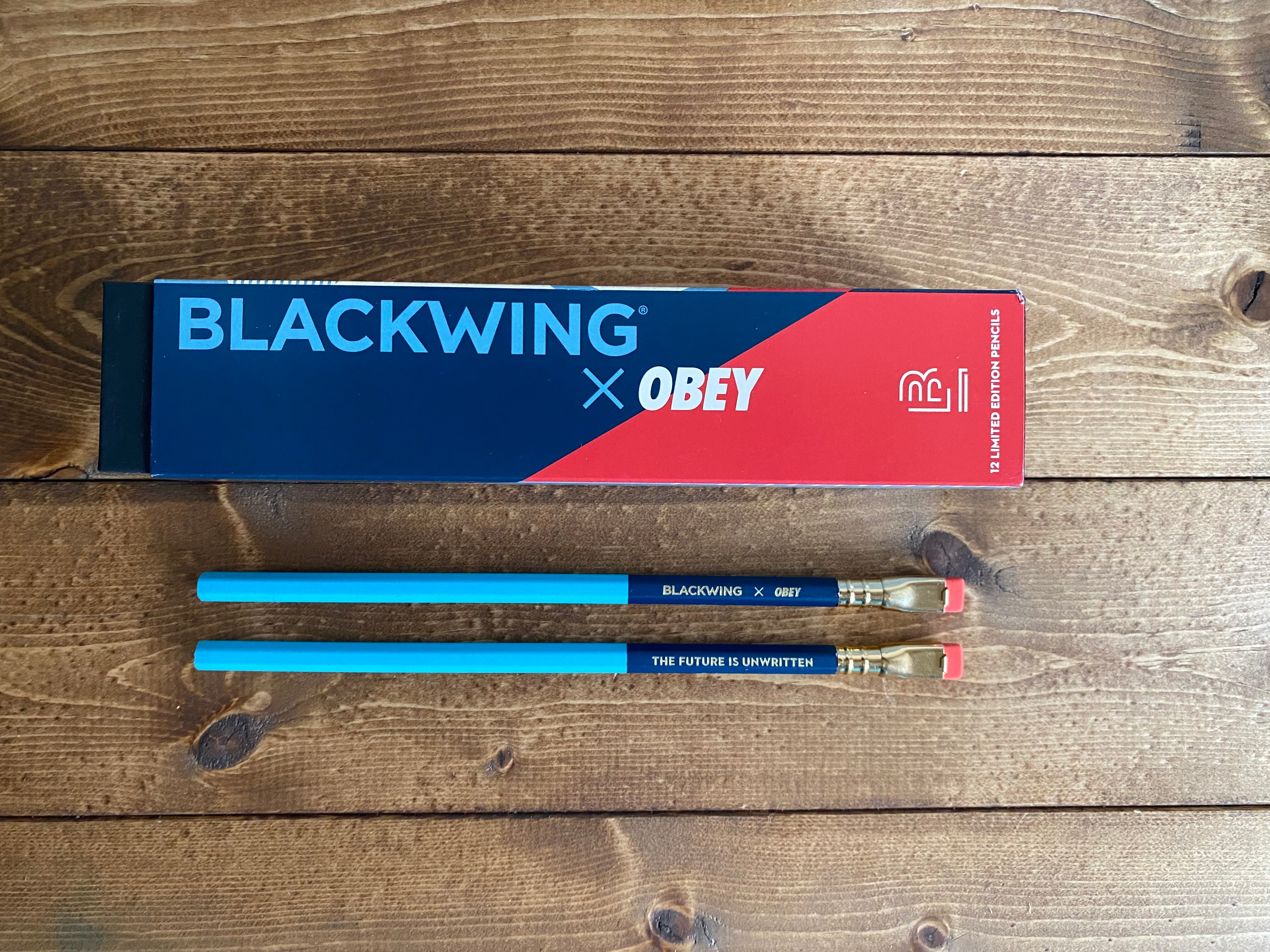 【日本未発売】BLACKWING X OBEY コラボ鉛筆（1ダース