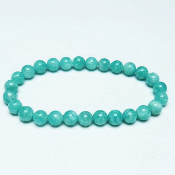 アマゾナイト ブレスレット 7mm 一点物 メール便可 [M便 1/10] 111-47739