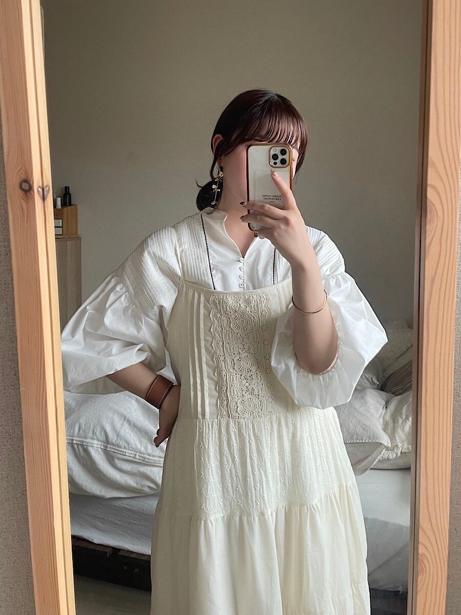 予約商品] ヴィンテージレースキャミワンピース | ulmu 