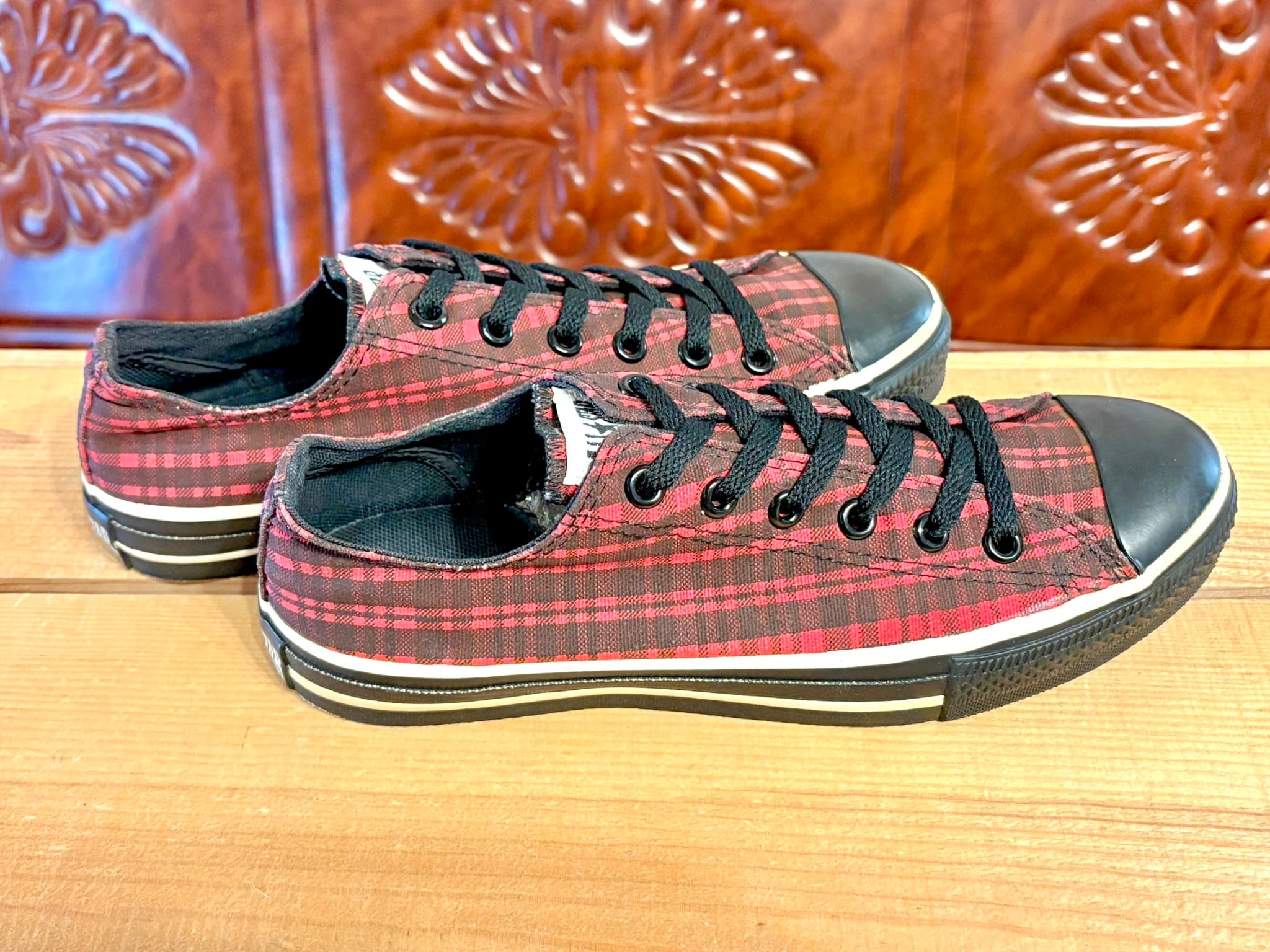 converse（コンバース） ALL STAR（オールスター）赤/黒 チェック 8