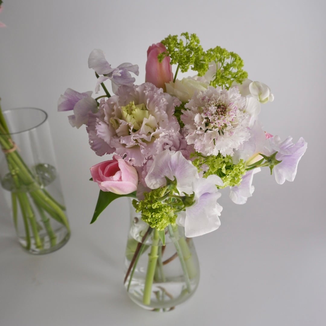 【2/27〜3/1限定】ラベンダーとピンクのフレッシュな花束