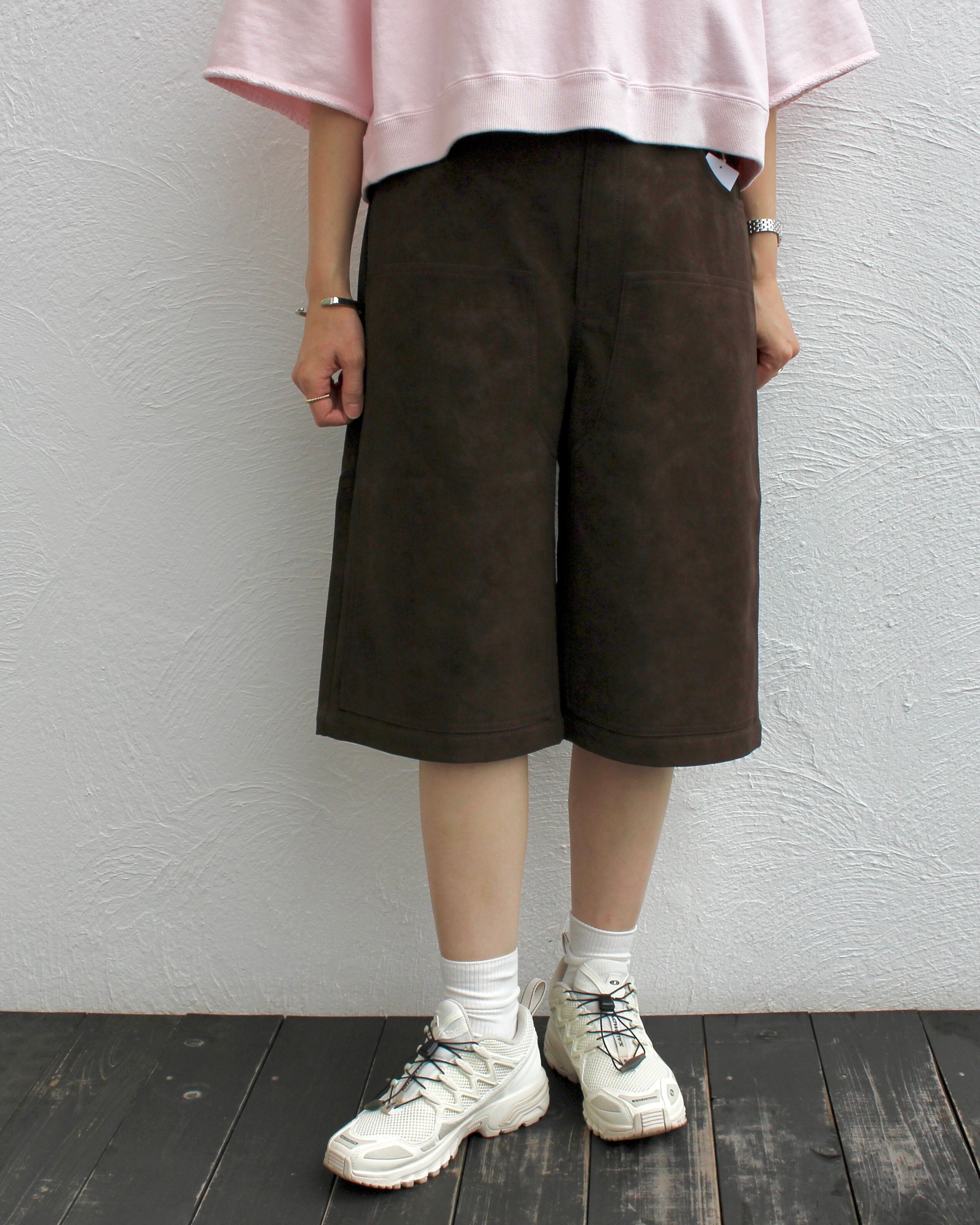 BAUM UND PFERDGARTEN/soft suede middle pants