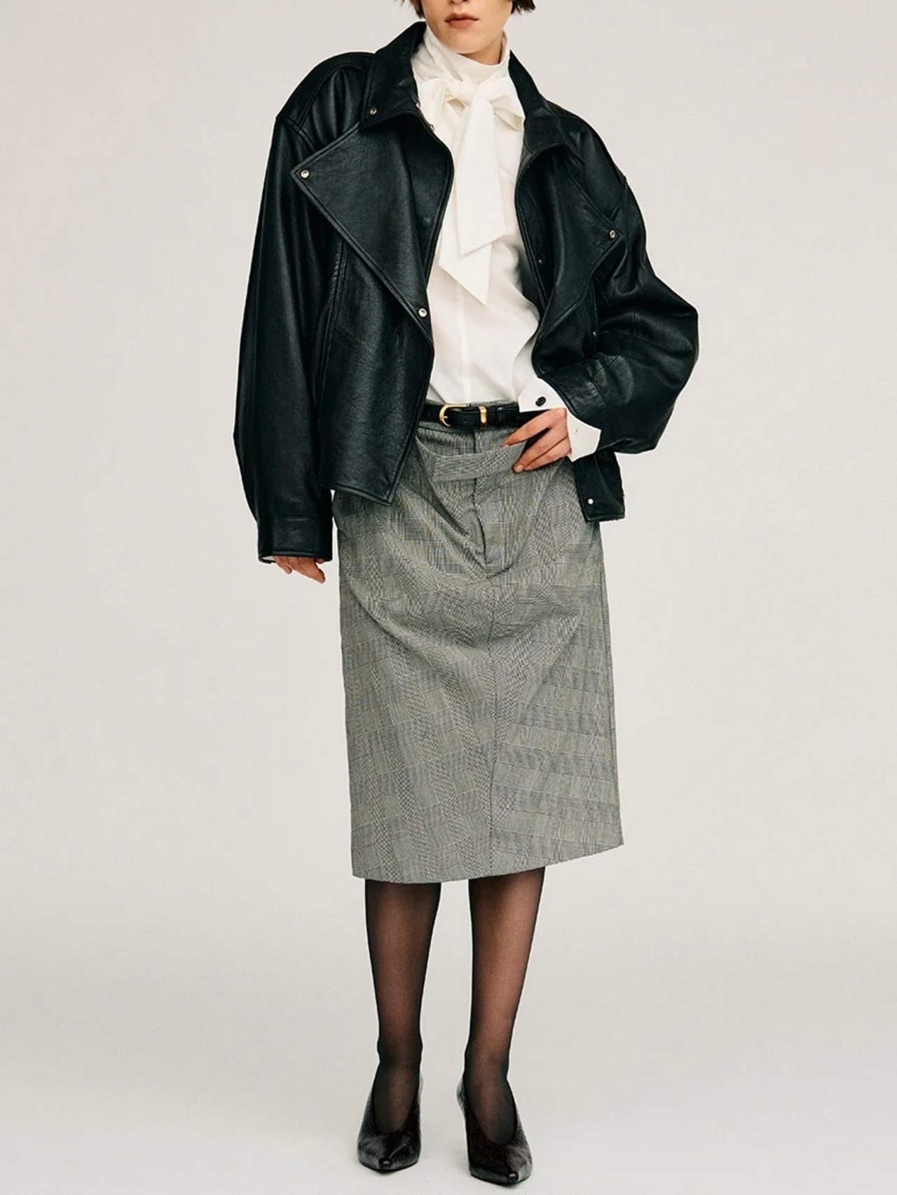 【26AW】PRANK PROJECT プランクプロジェクト / スカート / Double-Waist Drape Midi Skirt - 4