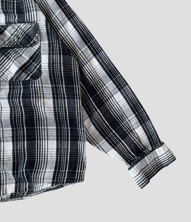 -FIVE BROTHER- Vintage 90s M Heavy Flannel Shirt