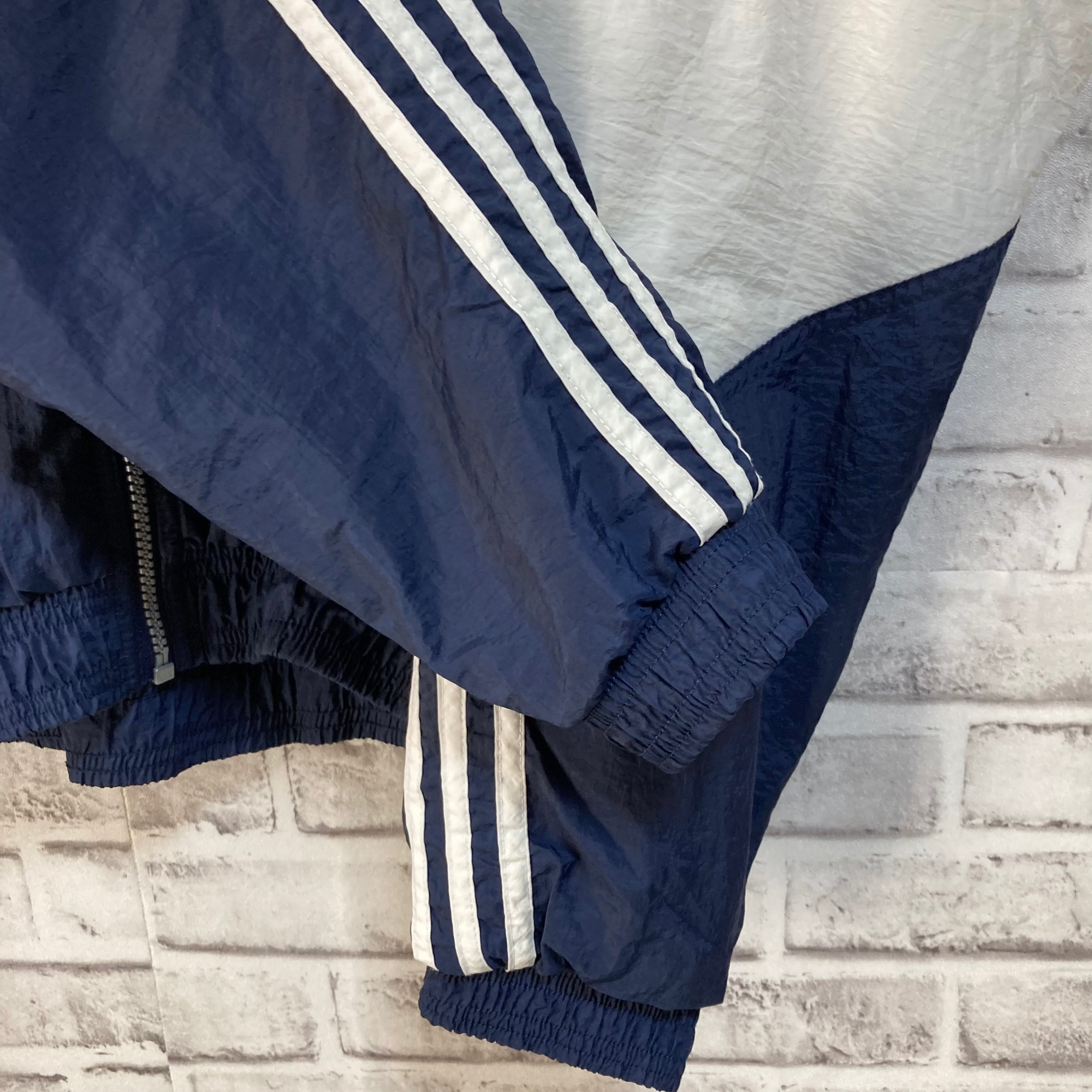 adidas】90s Nylon Jacket L相当 USA規格 アディダス 切替 ナイロン