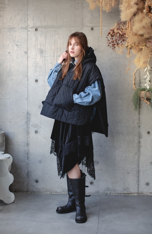 （select）ベロアレーススカート