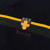 POLO RALPH LAUREN ポロ ラルフローレン Vネック コットンニット セーター L /ネイビー/アイビー/トラッド