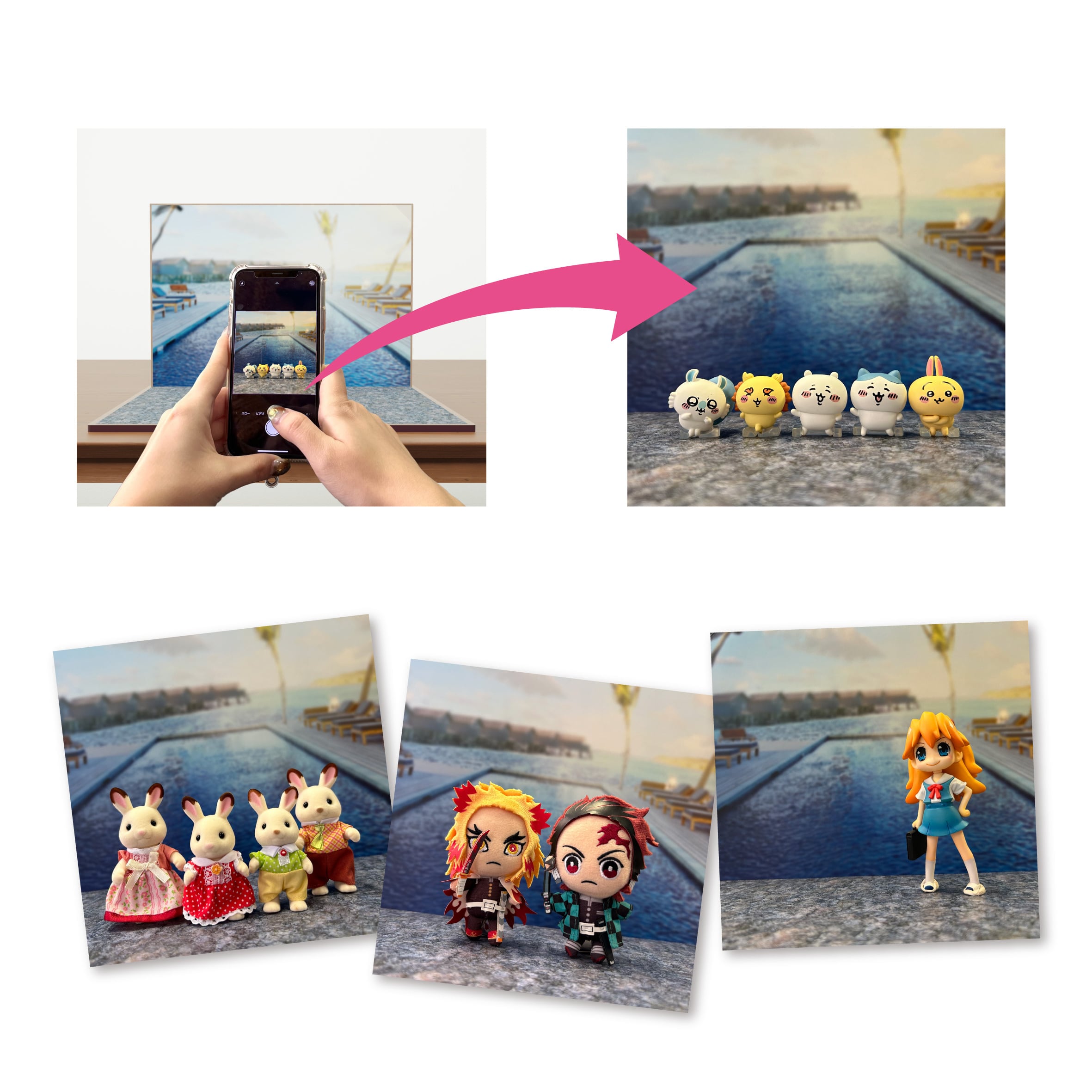 フィギュア用撮影ブースセット018（figure photo booth set 018