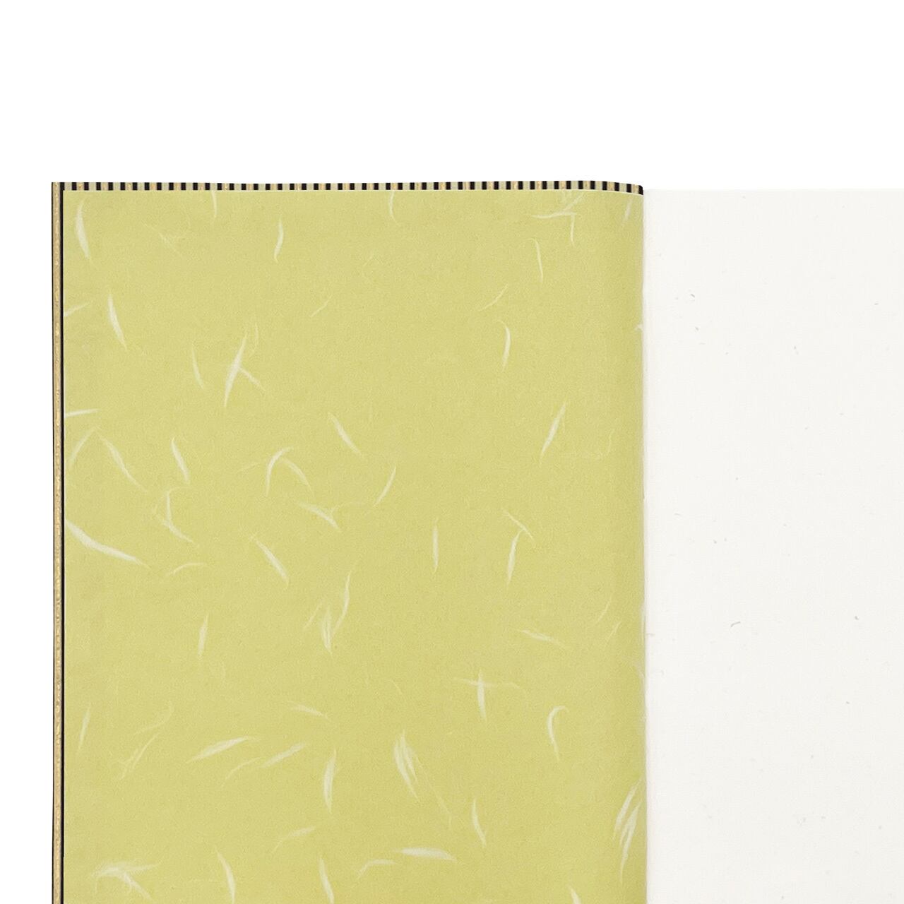 縞模様 —Black and gold stripes on beige background in Japanese