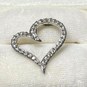 ハート　925 シルバー　ペンダント　トップ