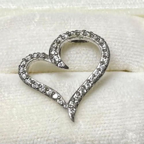 ハート 925 シルバー ペンダント トップ