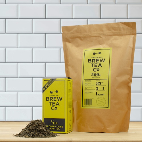 【70%オフ特別価格！】BREW TEA Co. ブリューティーカンパニー leaf tea 茶葉 500g Green Tea グリーンティー