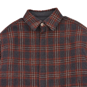 【ARNODEFRANCE】DOUBLE FLANNEL OVERSHIRT