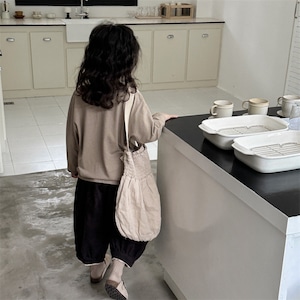 秋レース切り替え長袖Tシャツ2色