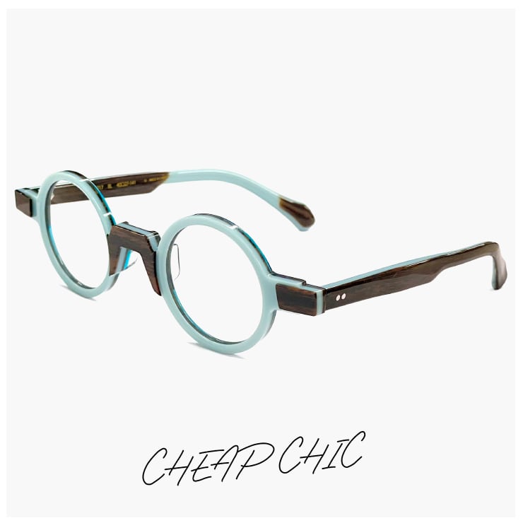 個性的 メガネ CHEAP CHIC cc5023 BR/BK 眼鏡 メンズ レディース ユニ
