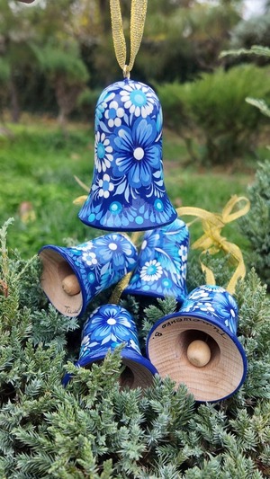 クリスマスデコレーション　ベル1点のみ（ティモシェンコ作）