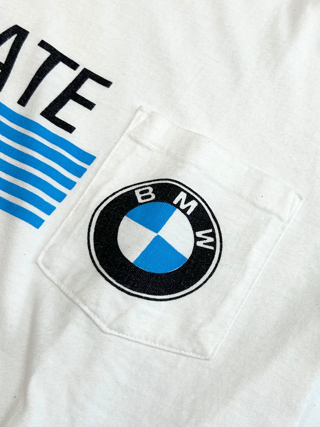 80s BMW Pocket Tee MADE IN USA Size M