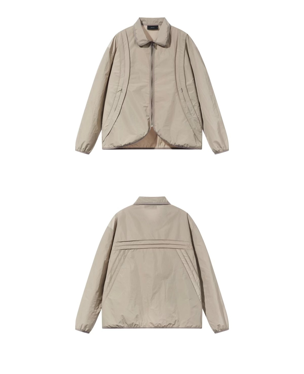 7440 37 1 Layered Zip Jacket