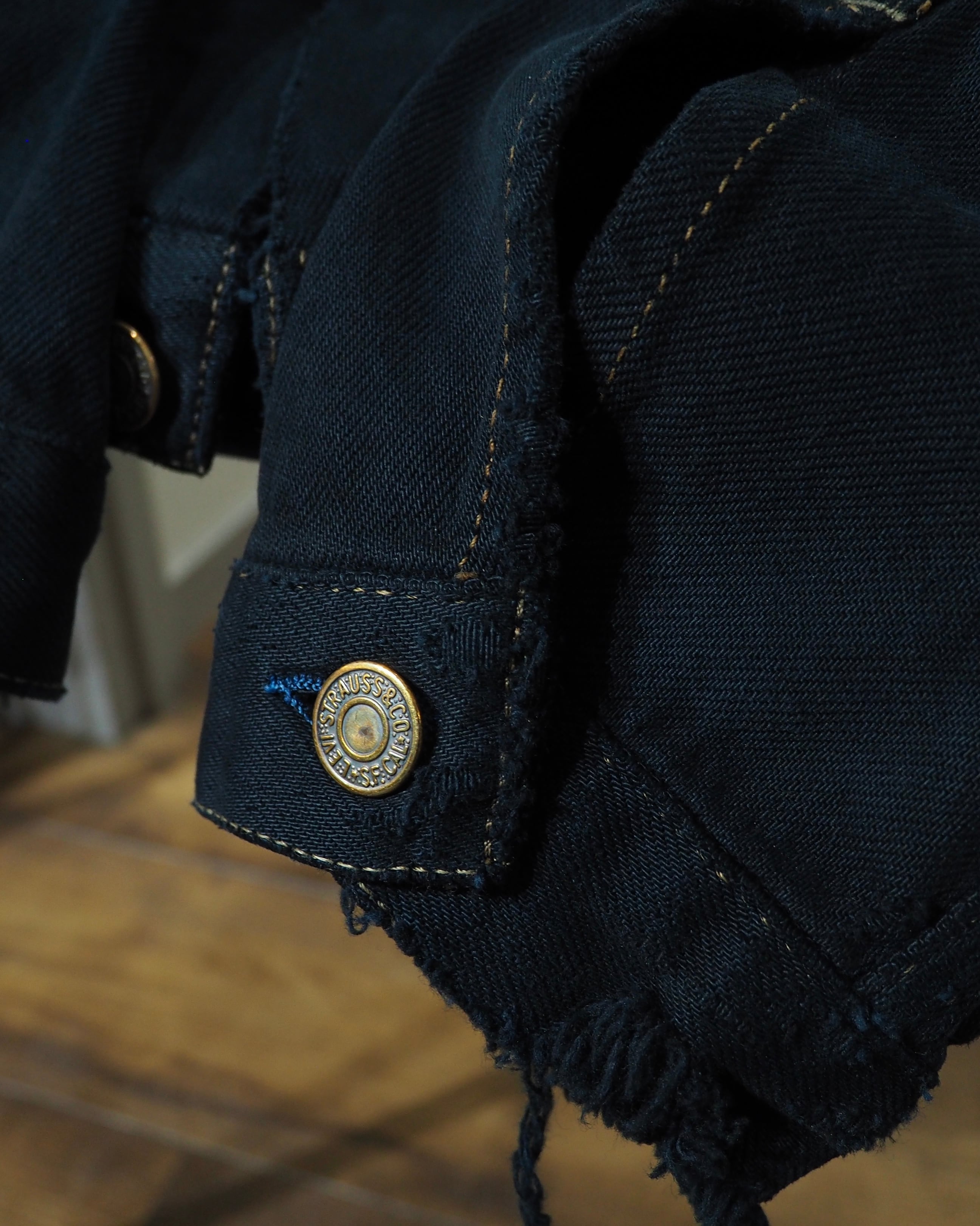 " 襤褸 - Levi's " Beautiful Aging × Over Dyed Vintage Tracker Jacket