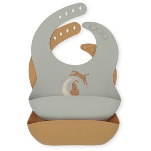 2 PACK SILICONE BIB ROAR【Konges Sloejd コンゲススロイド】お食事スタイ エプロン ビブ 2枚セット