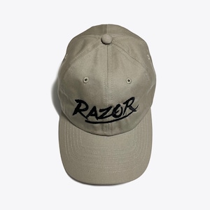 RAZOR SLASH COTTON CAP  BEIGE