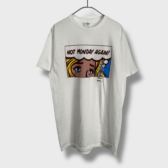 未使用品☆アートTシャツ　イラスト　リキテンスタイン風　白　M プリントT